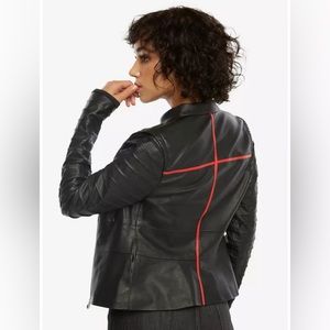 Star Wars: The Last Jedi Kylo Ren Lightsaber Moto Jacket